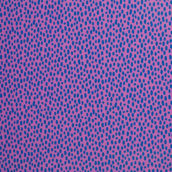 Kunstleder Zuschnitt 50 x 70 cm in Rosa/Blau mit feiner Narbung